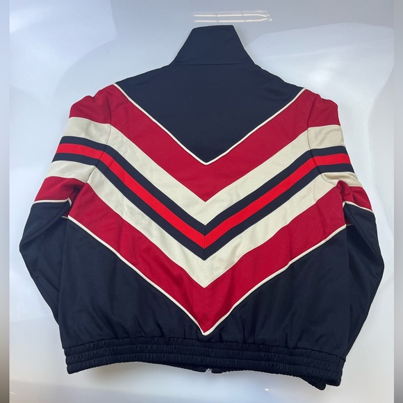 GUCCI Men’s Chevron Jersey Track Jacket N264-22 - Picture 12 of 15